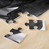 スケッチ:  カウボーイ及び馬 ジグソーパズル (側面)