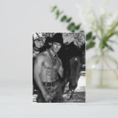 スケッチ：カウボーイ&ホース ポストカード (スタンド正面)