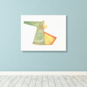 スケッチ キャンバスプリント (インサイチュ (ウッドフロア))