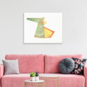 スケッチ キャンバスプリント (インサイチュ (リビング))