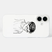 スケッチ ソウル アート ボーイ - カスタム iPhone カバー (裏面 (横))