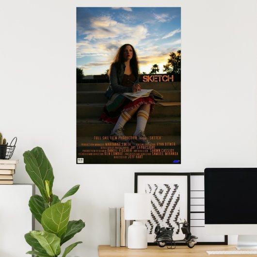 スケッチ ポスター (ホームオフィス)