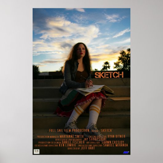 スケッチ ポスター (正面)