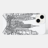 スケッチ Case-Mate iPhoneケース (裏面 (横))