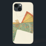 スケッチ iPhone 13ケース<br><div class="desc">半仕上げの着物が対象絵画だ。花の柄の美しいグリーン素晴らしで作られ、特別な機会に衣服と自分で仕上げたい。このプリント素晴らしを今日購入！</div>