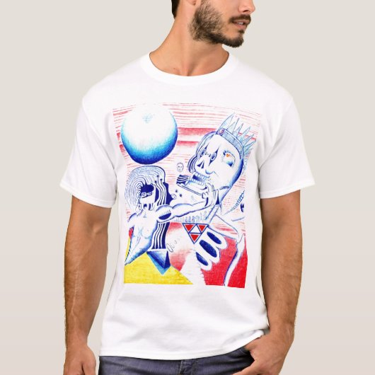 スケッチ: Dead King's Imelvation - Tシャツ（黒） Tシャツ (正面)