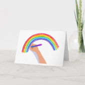 スケッチAレインボー カード (正面)