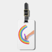 スケッチAレインボー ラゲッジタグ (正面縦)