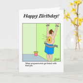 スケッチa空白の鍼師カスタマイズ-それ カード (黄色い花)