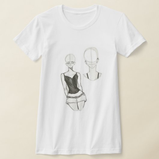 スケッチTシャツ Tシャツ (レイダウン)