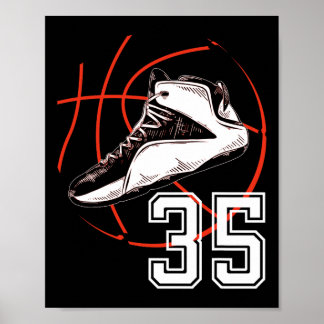 スケットルシューズ35th誕生日パーティギフト35 Sports Lo ポスター