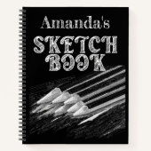 スケッパーソナライズされたチ ノートブック (正面)