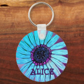 スケパーソナライズされたッチフラワー キーホルダー (正面)