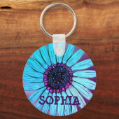 スケパーソナライズされたッチフラワー キーホルダー (正面)