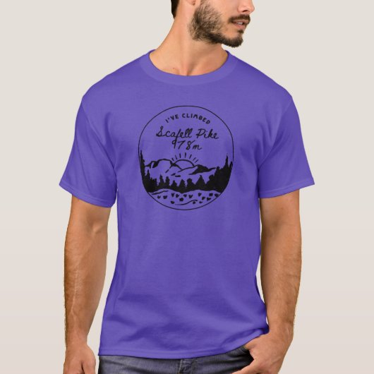 スケフェルパイクを登った仲間たち Tシャツ (正面)