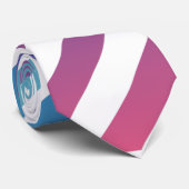 スケマーツデザインホワイトブルーカラーネックタイ ネクタイ (ロール)