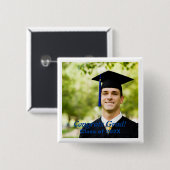 スケマート |おめでとうの皆様の日の卒業生 缶バッジ (正面&裏面)