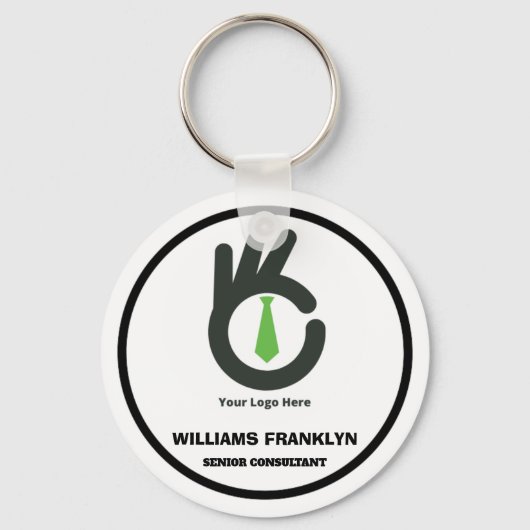 スケマート |ビジネスカスタムID企業の キーホルダー (正面)