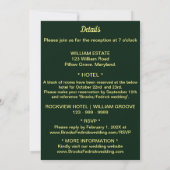 スケマート |マンダラ結婚カリグラフ内 招待状 (裏面)