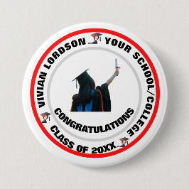 スケマート |リングや輪サークル卒業お祝い 缶バッジ