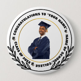 スケマート |卒業写真おめでとうお祝い 缶バッジ