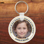 スケマート |常に私たち考えとハート キーホルダー (正面)