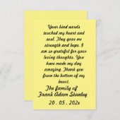 スケマート |書に希望のあるサンキューカード サンキューカード (正面/裏面)