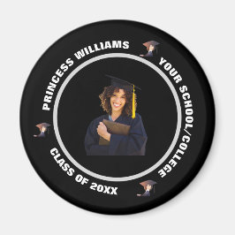 スケマート |白黒フォト卒業マグネット マグネット