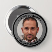 スケマート | Go So Soon葬儀写真 缶バッジ (正面&裏面)