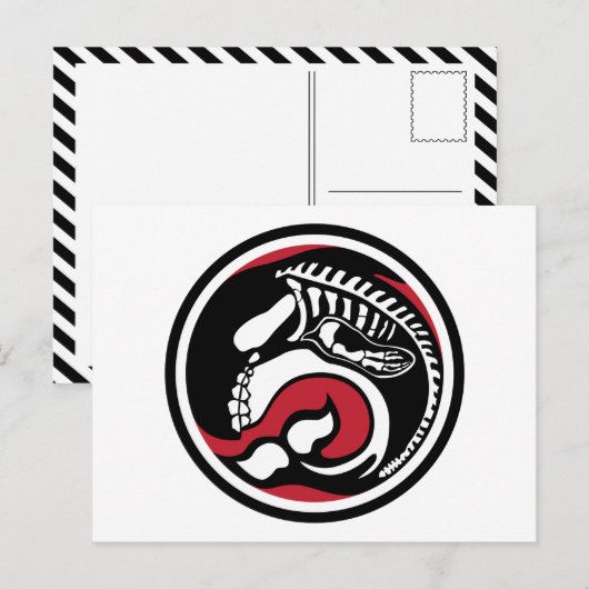 スケルクジラ ポストカード (正面/裏面)