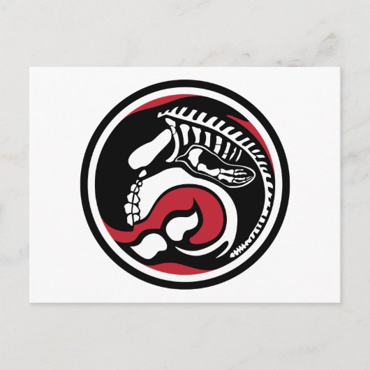 スケルクジラ ポストカード (正面)