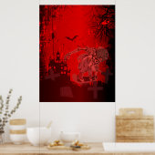 スケルトスケーターのポスター ポスター (キッチン)