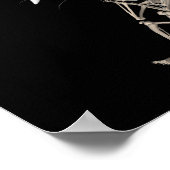 スケルトンおもしろいと幽霊ハロウィーン ポスター (角)