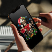 スケルトンおもしろいクリスマス シーズンカード