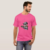 スケルトンおもしろいズ遊野球のグラフィティ Tシャツ (正面フル)