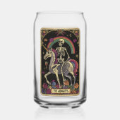 スケルトンおもしろいタロットカード ガラス缶 (裏面)