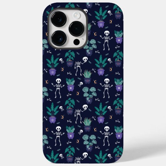 スケルトンおもしろいハロウィーンフカスポッカスウィッチ Case-Mate iPhoneケース (裏面)