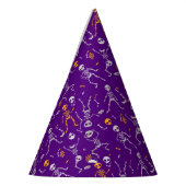 スケルトンおもしろいハローウィンパーティハット パーティーハット (左)