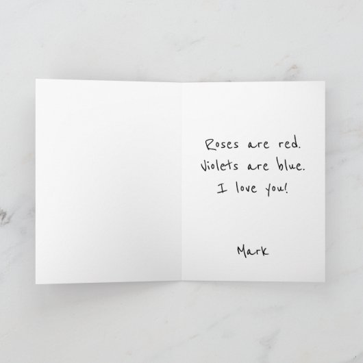 スケルトンおもしろいハートラブ シーズンカード (内部)