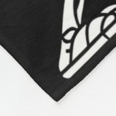 スケルトンおもしろいボクシング愛好家ハ不気味ロウィーンボックス フリースブランケット (角)