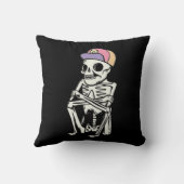 スケルトンおもしろい待機 クッション (裏面)