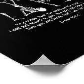 スケルトンおもしろい踊りドライボーンズ来アライブハロー ポスター (角)