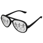 スケルトンおもしろい踊り、スケルトン アビエーターサングラス (アングル)