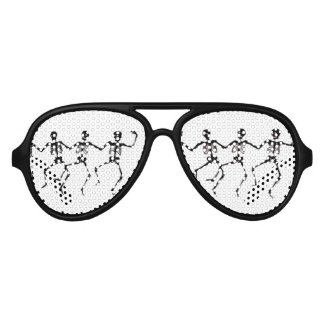 スケルトンおもしろい踊り、スケルトン アビエーターサングラス