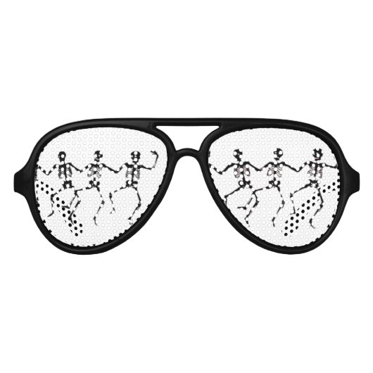 スケルトンおもしろい踊り、スケルトン アビエーターサングラス (正面)