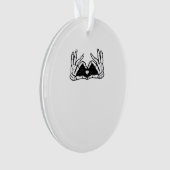 スケルトンがハートの手を取る オーナメント (正面)