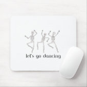 スケルトンが踊りを開始 マウスパッド (マウス)