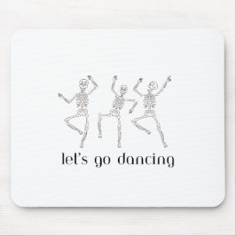 スケルトンが踊りを開始 マウスパッド