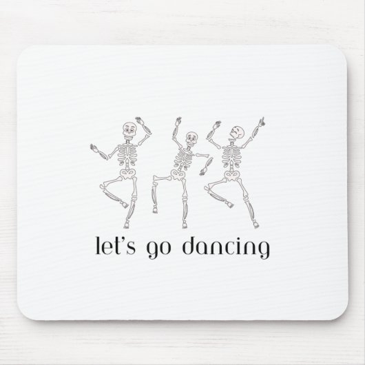 スケルトンが踊りを開始 マウスパッド (正面)