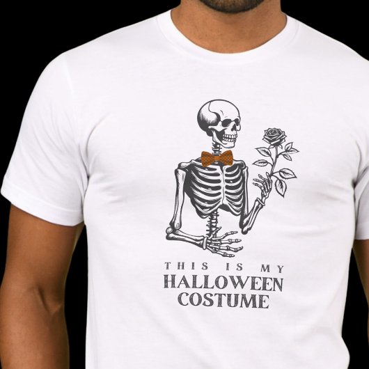 スケルトンこれは私のハロウィーンの衣装 Tシャツ